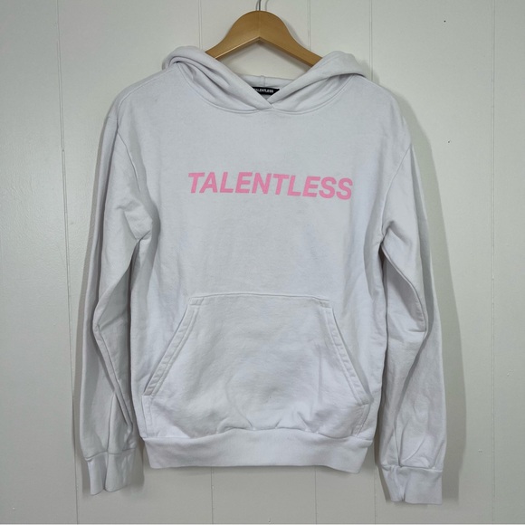 Talentless White Logo Sweatshirt - Picture 2 of 14